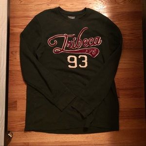 Vintage NYC Waffle Knit Long-Sleeve Shirt